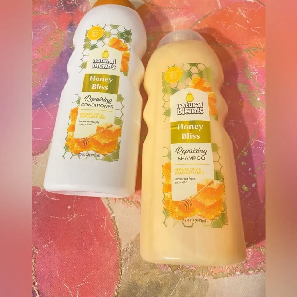 🛍️ Natural Blends Honey Bliss Repairing Shampoo and Conditioner 20FLOZ 💥